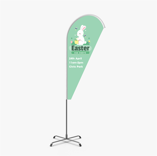 Show details for Custom Teardrop Flag