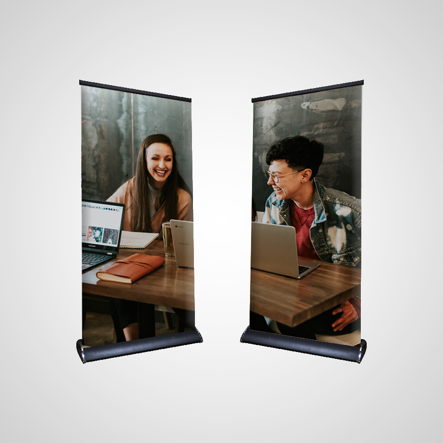 Show details for Double Sided Premium Pull Up Banner